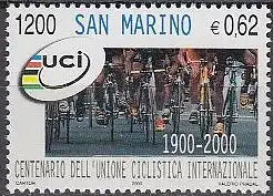 San Marino Mi.Nr. 1898 100 Jahre int. Radsportverband (1200/0,62)