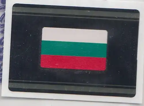 Signette mit Flagge Bulgarien