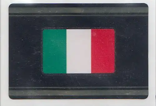 Signette mit Flagge Italien