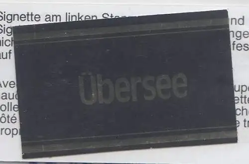 SAFE Signette Übersee