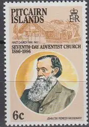 Pitcairn Mi.Nr. 285 Adventisten, Tay, Missionar, 1. Kirche (6)