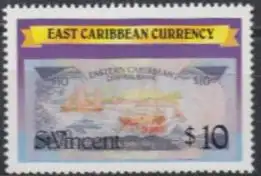 St.Vincent Mi.Nr. 1089A Freim. Ostkaribische Währung, 10 $-Note (10)