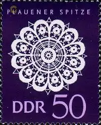 D,DDR Mi.Nr. 1188 Plauener Spitze, Blütenmotiv (50)