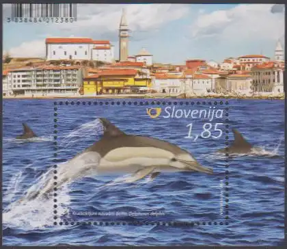 Slowenien MiNr. Block 91 Fauna, Delfin