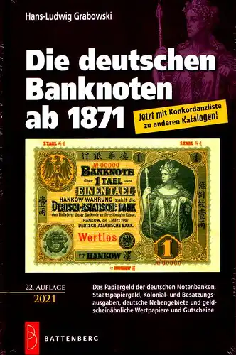 Battenberg (Rosenberg)-Katalog: Die deutschen Banknoten ab 1871, 22.Auflage 2021