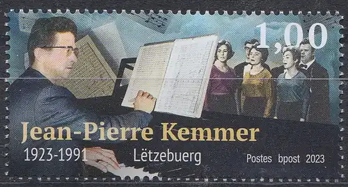 Luxemburg MiNr. (noch nicht im Michel) Jean-Pierre Kemmer (1,00)
