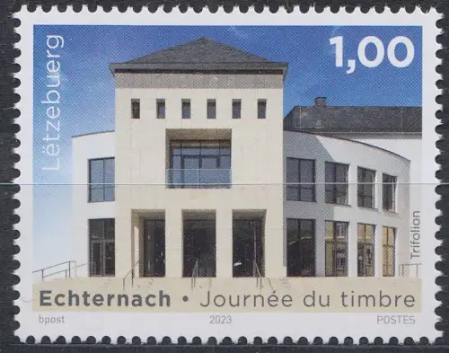 Luxemburg MiNr. 2341 Tag der Briefmarke 2023, Veranstaltungs- + Begegnungsstätte