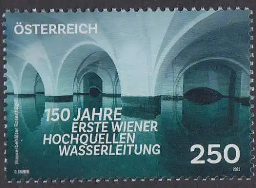 Österreich MiNr. (noch nicht im Michel) 1. Wiener Hochquellenwasserleitung (250)