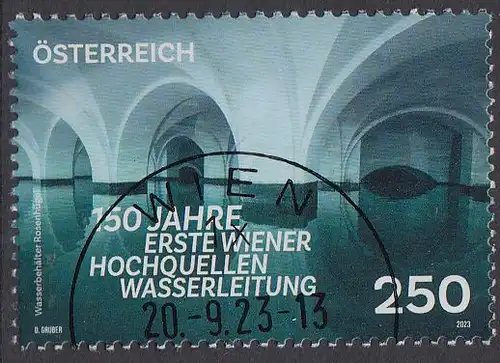 Österreich MiNr. (noch nicht im Michel) 1. Wiener Hochquellenwasserleitung (250)