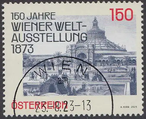 Österreich MiNr. (noch nicht im Michel) 150 Jarhe Wiener Weltausstellung (150)