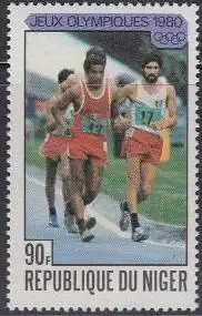 Niger Mi.Nr. 696 Olympische Sommerspiele Moskau, Gehen (90)