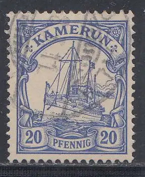 Deutsche Kolonien, Kamerun MiNr 10, Kaiseryacht "Hohenzollern"