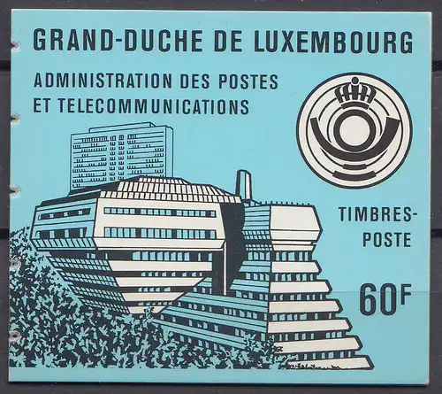 Luxemburg Mi.Nr. MH 1 Robert Schuman (mit blauem Deckel)