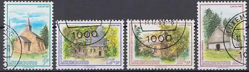 Luxemburg Mi.Nr. 1232-1235 Restaurierte Kapellen (4 Werte)