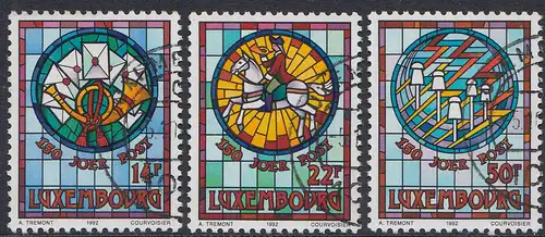 Luxemburg Mi.Nr. 1302-1304 Luxemburgische Post (3 Werte)