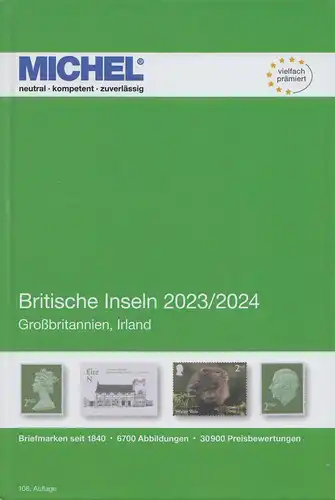 Michel Europa Katalog Band 13 - 2023/2024: Großbritannien, Irland 108. Auflage
