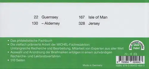 Michel Europa Katalog Band 14 - Kanalinseln und Man 2023/2024, 108. Auflage