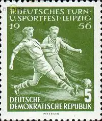 D,DDR Mi.Nr. 530 Turn- + Sportfest Leipzig, Fußballspieler (5)