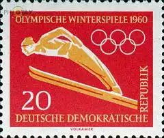 D,DDR Mi.Nr. 748 Olympia 1960, Skispringer (20)