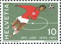 Schweiz Mi.Nr. 929 Jahresereignisse, 75 J. Schweizer Fußballverband (10)