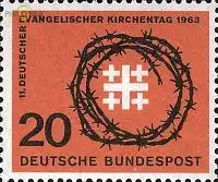 D,Bund Mi.Nr. 405 Ev. Kirchentag 63 (20)