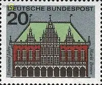 D,Bund Mi.Nr. 425 Bremen, Rathaus (20)