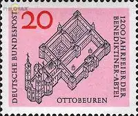 D,Bund Mi.Nr. 428 Benediktinerabteil Ottobeuren (20)