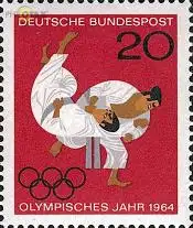 D,Bund Mi.Nr. 451 Oympiade 64, Judo (20)