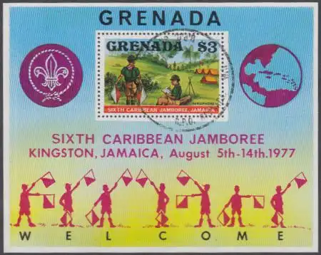 Grenada Mi.Nr. Block 65 Karibisches Pfadfindertreffen Jamaica