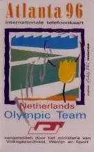 Calling Card, ATW, Olympia Atlanta 96, E. Terpstra Staatssecretaris Niederlande