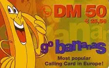 Calling Card, bananas, Comic Banane, DM 50 / € 25,56