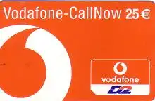 Handykarte D2Vodafone, Vodafone-CallNow, rot, 25 €