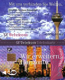 Telefonkarte A 06 01.93 Wir erweitern Horizonte, DD 4302 kl.Nr.