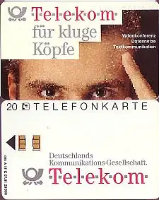 Telefonkarte A 17 C 07.91 Telekom für kluge Köpfe, DD 1108, Aufl. 29000