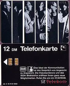 Telefonkarte A 18 07.91 ISDN-Bildtelefon, 2. Aufl., DD 1204, Aufl. 40000