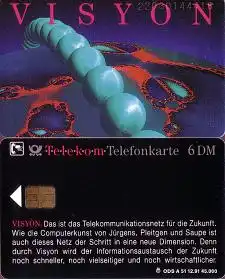 Telefonkarte A 51 12.91 Visyon, DD 2203, Aufl. 45000