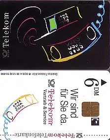 Telefonkarte A 36 12.92 Telekom Vertrieb & Service, DD 2302, Aufl. 55000