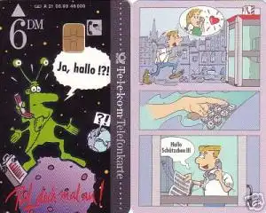 Telefonkarte A 21 05.93 Hallo Schätzchen, DD 1307, Aufl. 46000