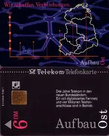 Telefonkarte A 15 04.94 Aufbau Ost, DD 4404, Aufl. 70000