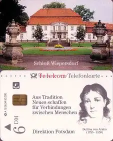 Telefonkarte A 16 05.94 Bettina von Arnim, DD 5405, Aufl. 50000
