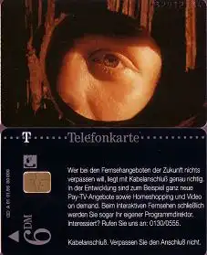 Telefonkarte A 01 01.95 Kabelanschluß, DD 1503, Aufl. 80000