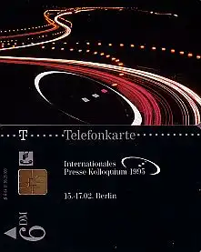 Telefonkarte A 04 01.95 Int. Presse Kolloquium 90 DD 4501, Aufl. 25000