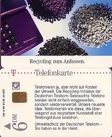 Telefonkarte A 08 02.95 Recycling zum Anfassen, DD 1503, Aufl. 34000