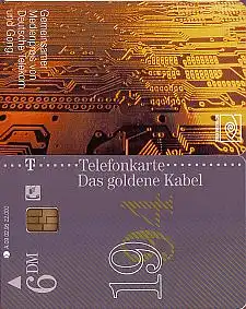 Telefonkarte A 09 02.95 Das goldene Kabel, DD 5502, Aufl. 22000