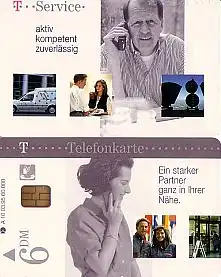 Telefonkarte A 10 03.95 T-Service aktiv kompetent..., DD 5503, Aufl. 60000