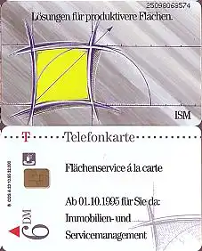 Telefonkarte A 33 10.95 Flächenservice á la carte, DD 2509, Aufl. 32000