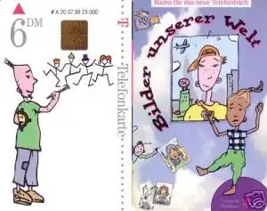 Telefonkarte A 20 07.96 Bilder unserer Welt, Modul 20, DD 3607, Aufl. 25000