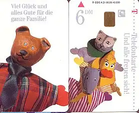 Telefonkarte A 21 08.96 Familienkarte, DD 2606, Aufl. 40000