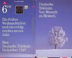 Telefonkarte A 19 09.97 Weihnachten ´97 DD 4710, Aufl. 152000