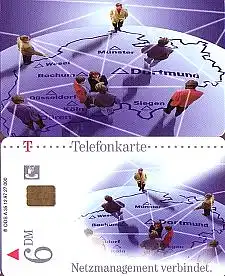 Telefonkarte A 35 12.97 Netzmanagement verbindet, DD 2712, Aufl. 27000